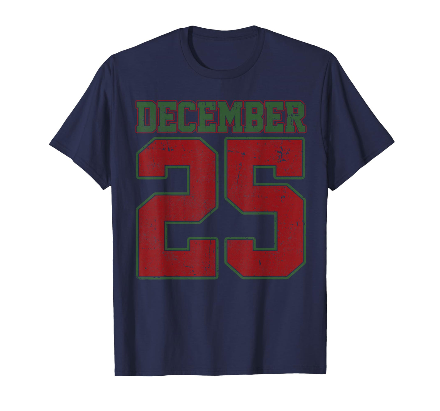 Retro Christmas Shirts Men Women December 25 Xmas Holiday T-Shirt
