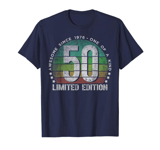 50 Year Old Gifts Vintage 1976 Limited Edition 50th Birthday T-Shirt