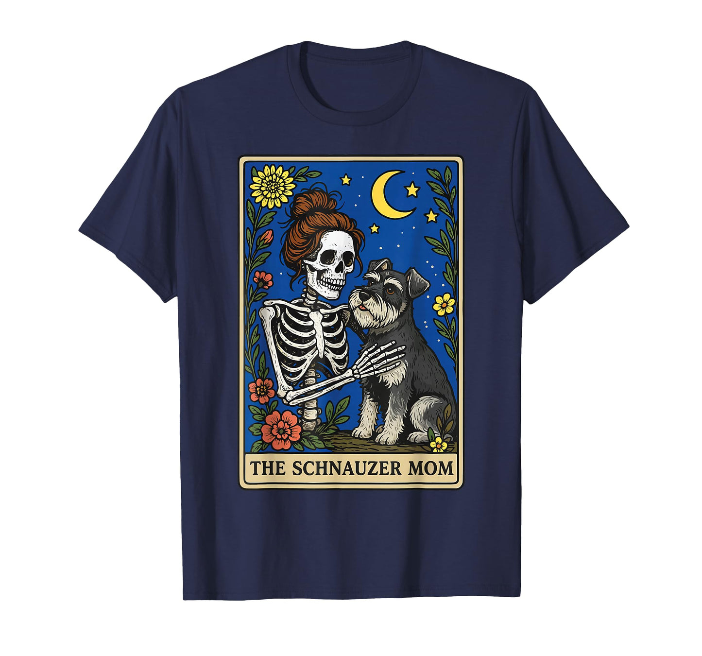 The Schnauzer Mom Tarot Card T-Shirt