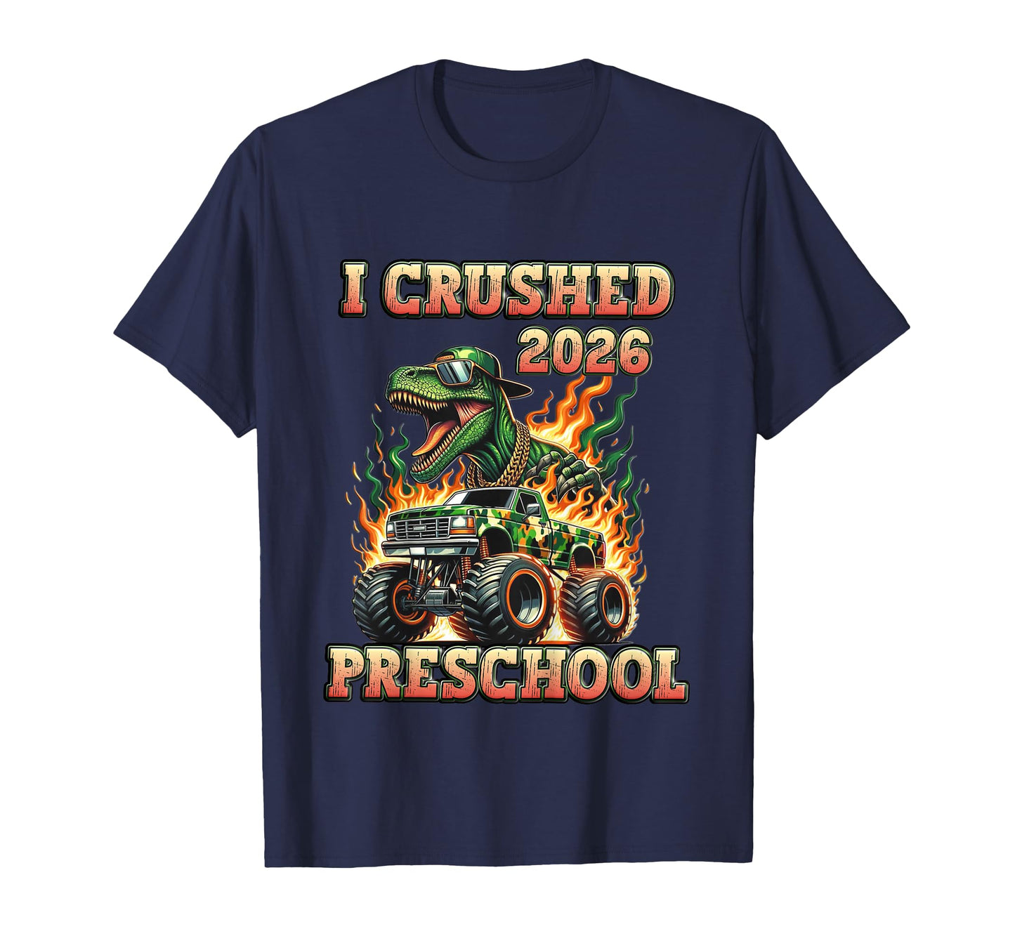Kids I Crushed Preschool 2026 Pre-K Grad 2026 T-Shirt