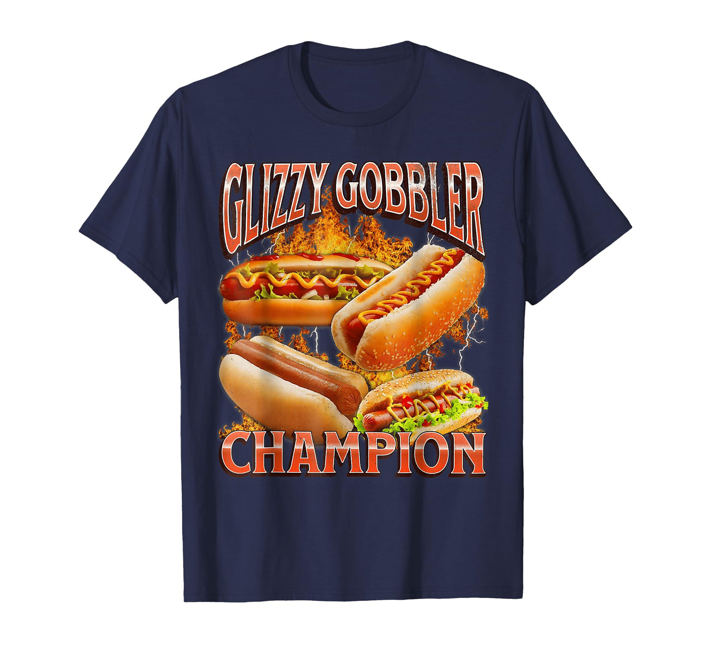 Funny Glizzy Gobbler Meme Hilarious Hot Dog Glizzy Lovers T-Shirt