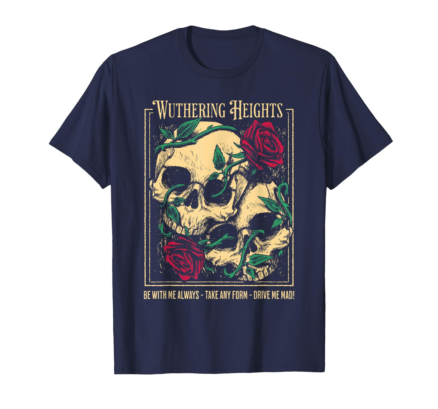 Wuthering Heights Gothic Book Lover Classic Literature T-Shirt