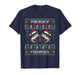 Merry Fishmas Bass Fish Fishing Christmas Ugly Sweater Xmas T-Shirt