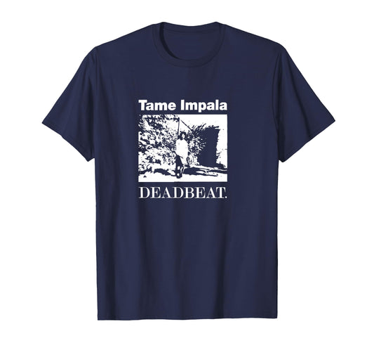 Tame Impala Deadbeat White Outline Pullover Hoodie