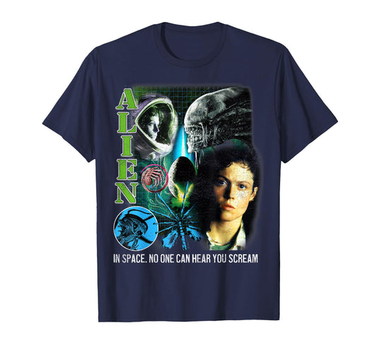 Alien Ripley 1979 Space Horror Retro Movie Poster T-Shirt