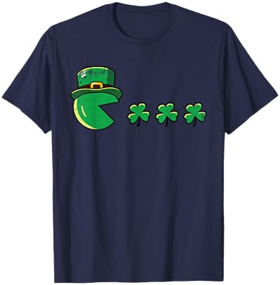 Gamer St Patricks Day Shamrock Gaming for Men Boys Kids T-Shirt