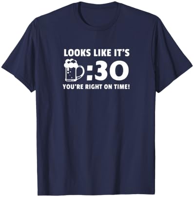 Looks Like It's Beer Thirty T-Shirt - T-Shirt | Navy