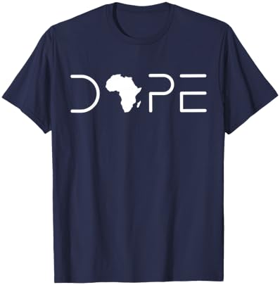 Dope Melanin African American Black History Month T-Shirt - T-Shirt | Navy