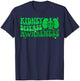 Groovy Kidney Disease Awareness Month Kidney Disease Warrior T-Shirt - T-Shirt | Navy