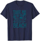 Take Me to The Beach Palm Tree Surf Sunset Retro Vacation T-Shirt - T-Shirt | Navy