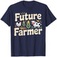 Farming Farmer Tractor Future Farmer T-Shirt - T-Shirt | Navy