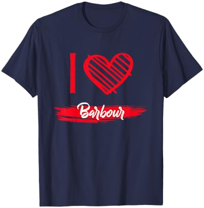 I Love Barbour County I Heart Barbour T-Shirt - T-Shirt | Navy
