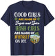 Good Girls are Made of Sugar and Spice Irish Girls are Made T-Shirt - T-Shirt | Navy