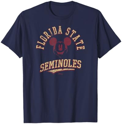 Florida State Seminoles Mickey Mouse Retro T-Shirt - T-Shirt | Navy