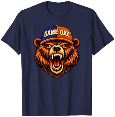 Game Day Bear T-Shirt - T-Shirt | Navy