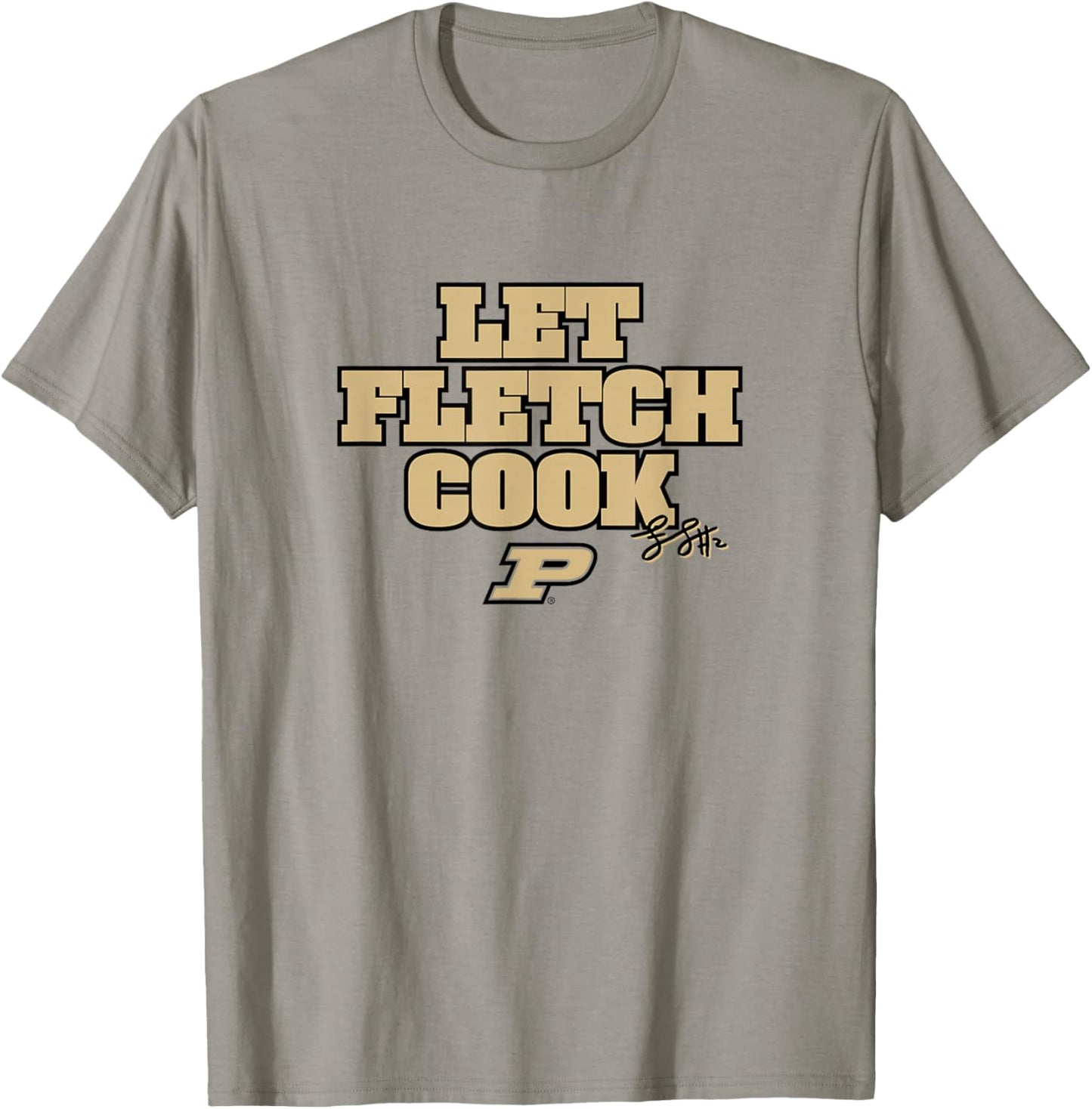 Fletcher Loyer - Let Fletch Cook - Purdue Basketball T-Shirt - T-Shirt | Sand