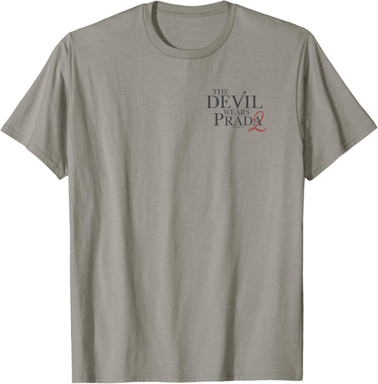 The Devil Wears Prada 2 Pocket Logo Minimalistic Art Icons T-Shirt - T-Shirt | Sand
