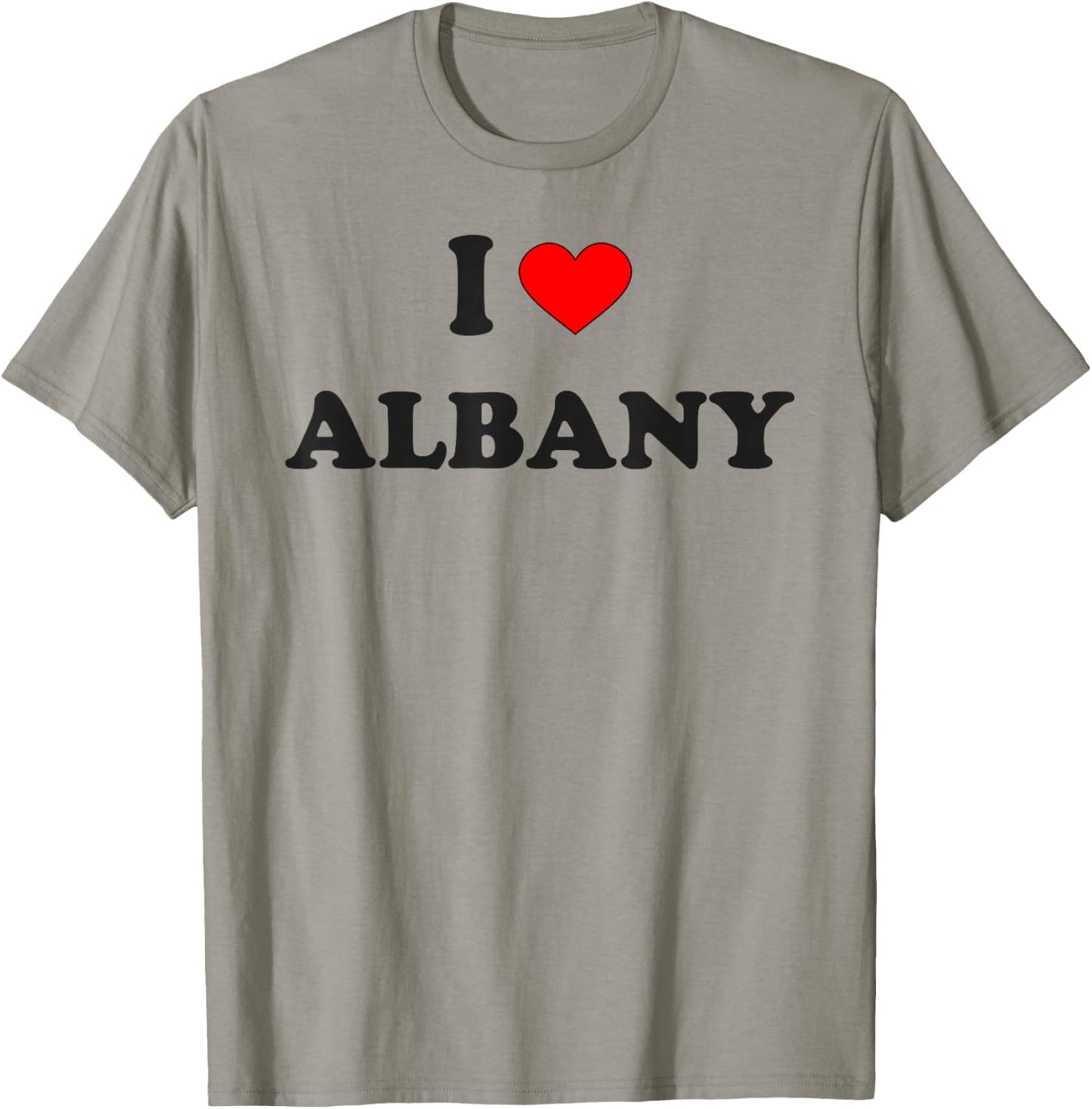 I Heart Albany I Love Albany City T-Shirt - T-Shirt | Sand