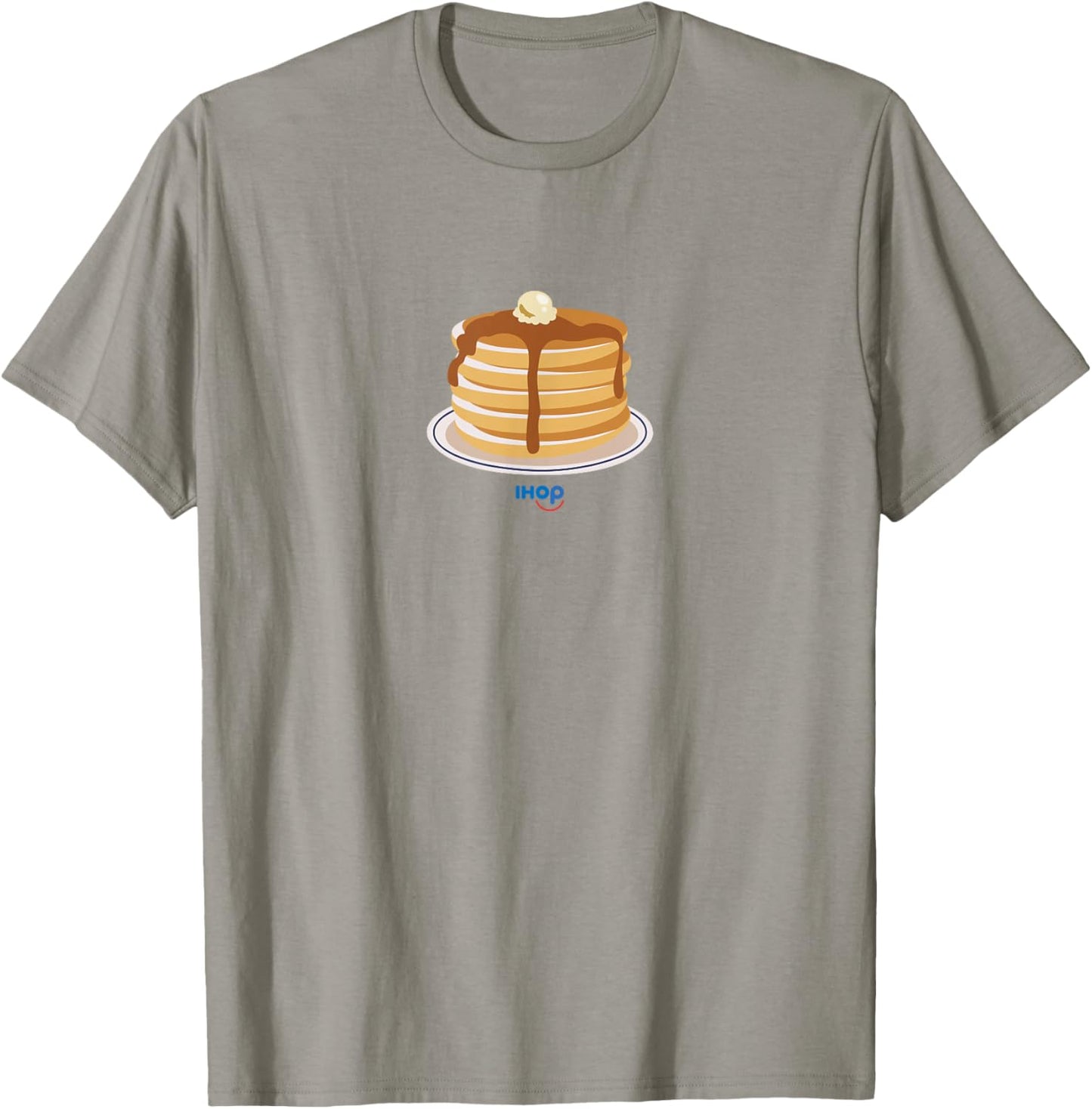 IHOP Pancake Pile Plate T-Shirt - T-Shirt | Sand