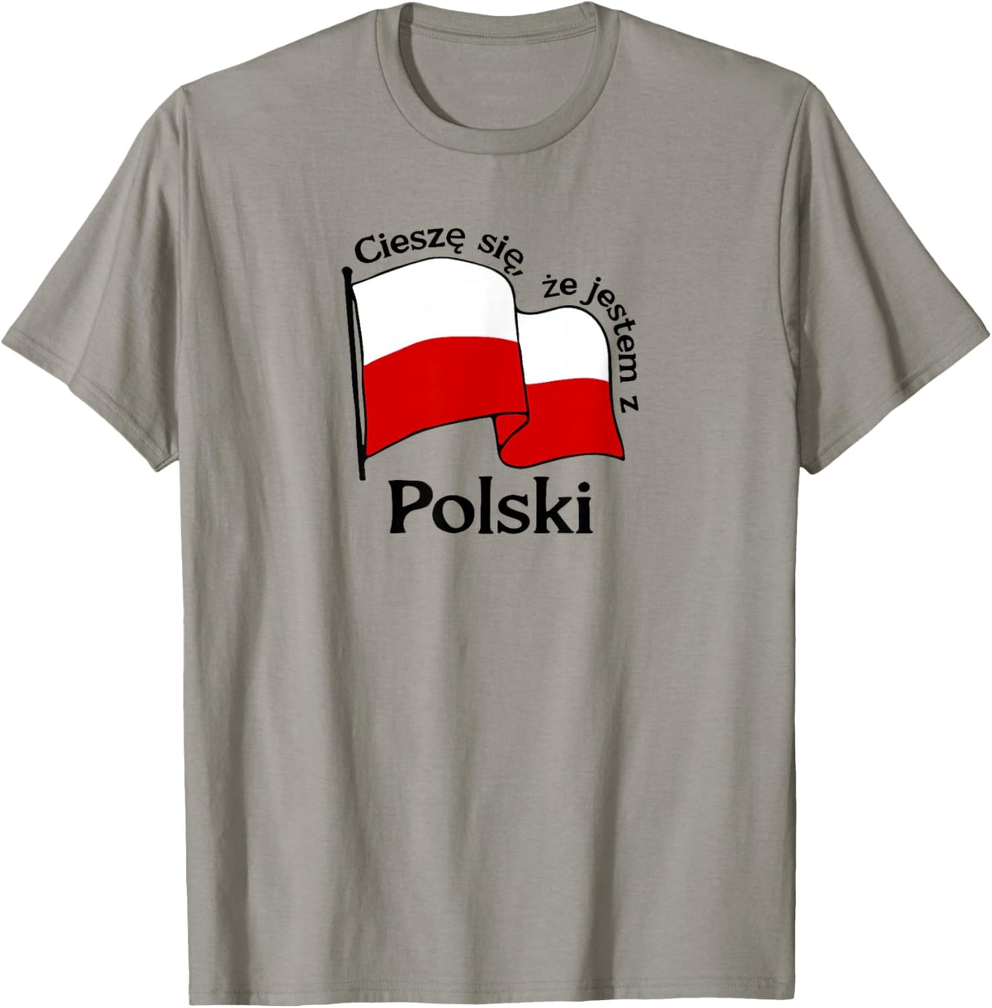 Poland Polski Funny Polish Saying Graphic T-Shirt - T-Shirt | Sand