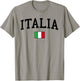 Italian Flag Men Women Kids Italy T-Shirt - T-Shirt | Sand