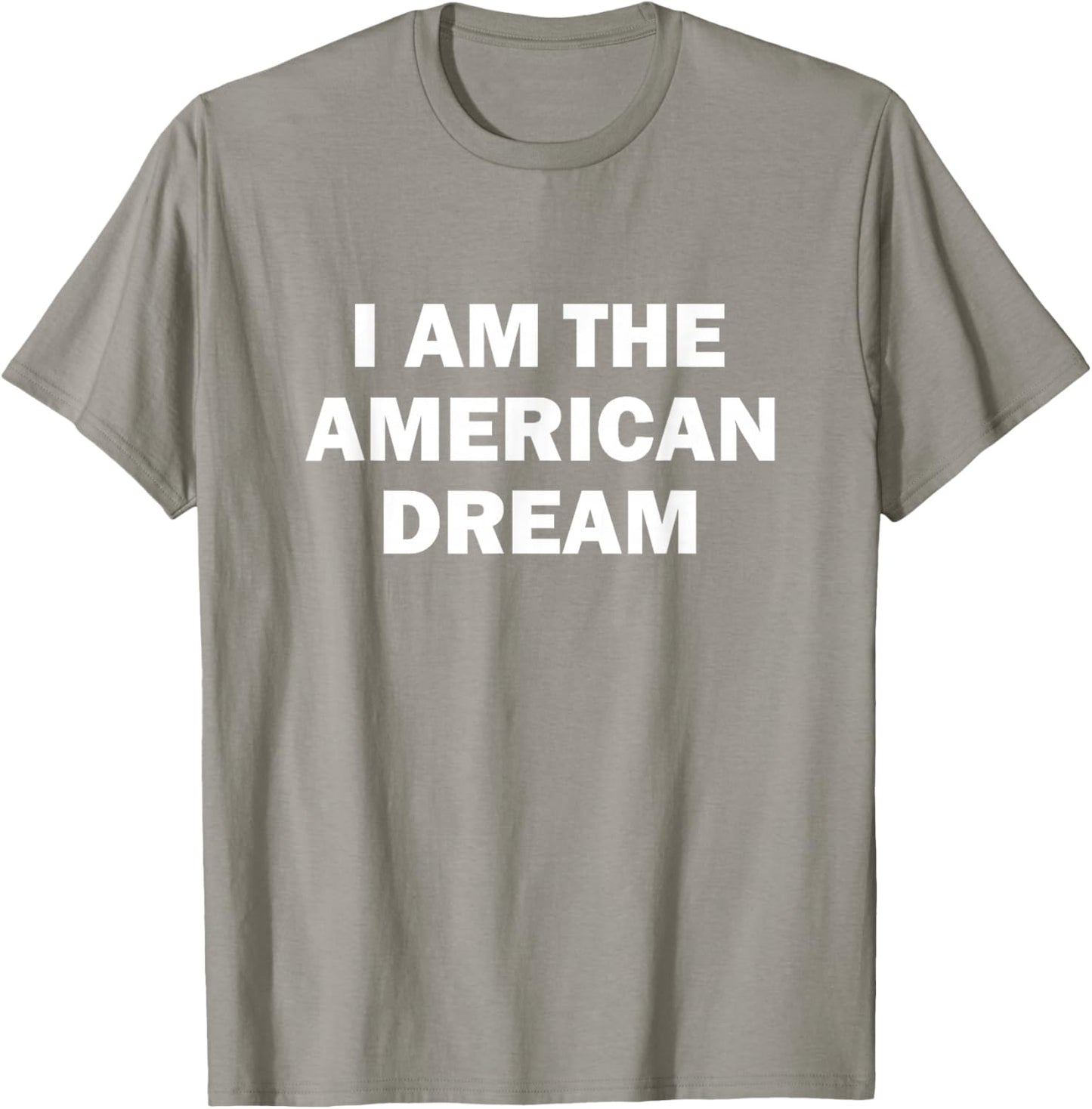 I Am The American Dream Women's Pink solgan T-Shirt - T-Shirt | Sand
