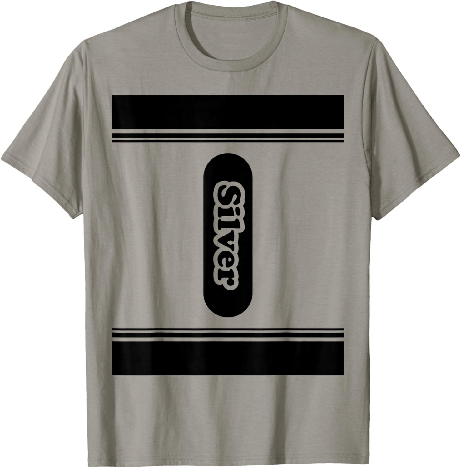 Silver Crayon Halloween Matching Costume Toddlers Kids T-Shirt - T-Shirt | Sand
