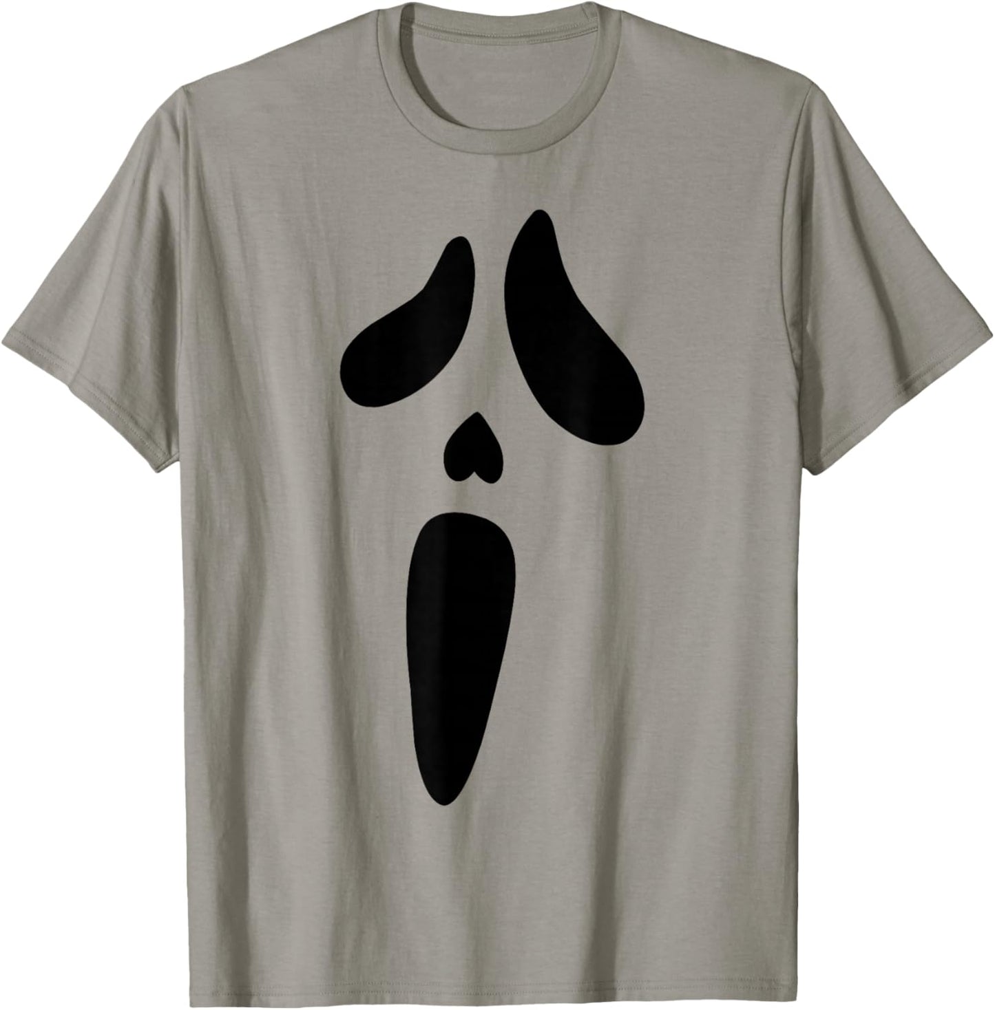Halloween Ghost Scary Face Holiday Costume T-Shirt - T-Shirt | Sand