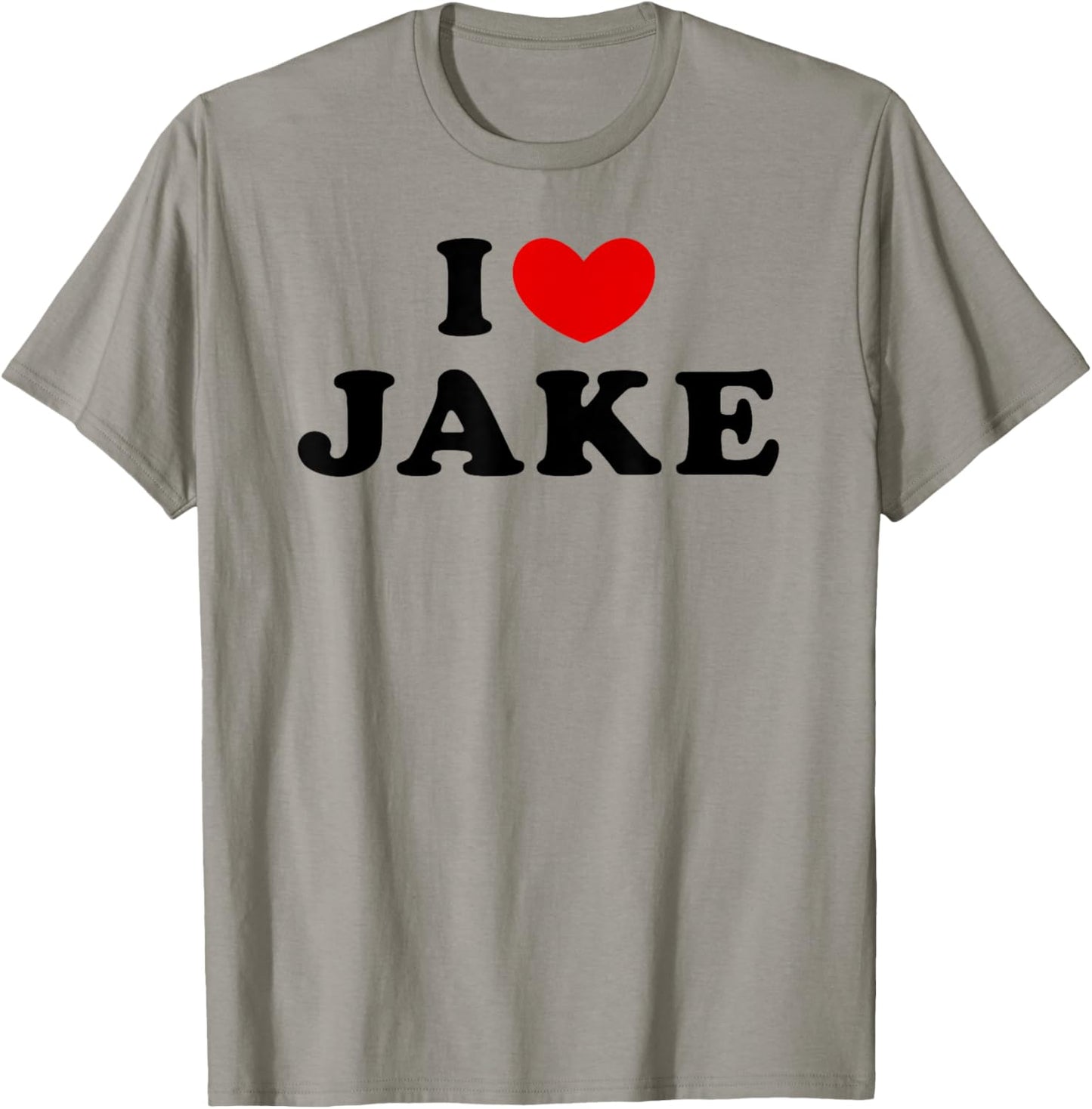 I Love Jake, I Heart Jake T-Shirt - T-Shirt | Sand