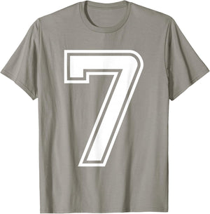 six Seven 67 Matching Number 7 Halloween Birthday Sports 67 T-Shirt - T-Shirt | Sand