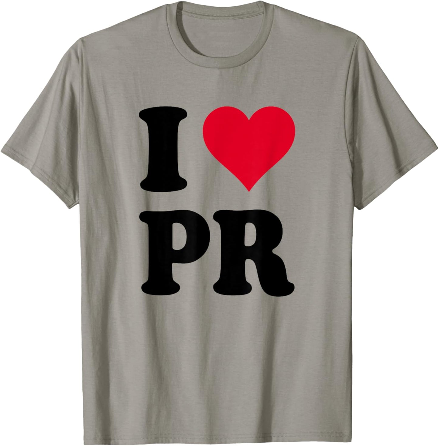 I Love PR T-Shirt - T-Shirt | Sand