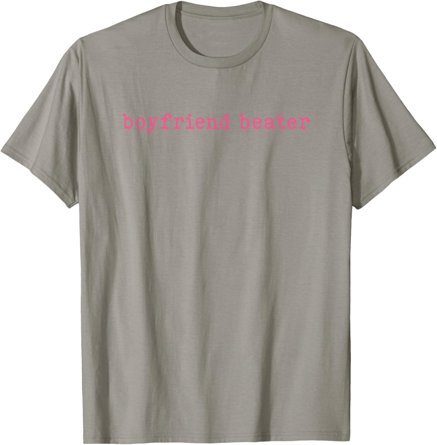 Boyfriend Beater Funny Girlfriend Humor Retro Groovy T-Shirt - T-Shirt | Sand