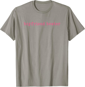 Boyfriend Beater Funny Girlfriend Humor Retro Groovy T-Shirt - T-Shirt | Sand