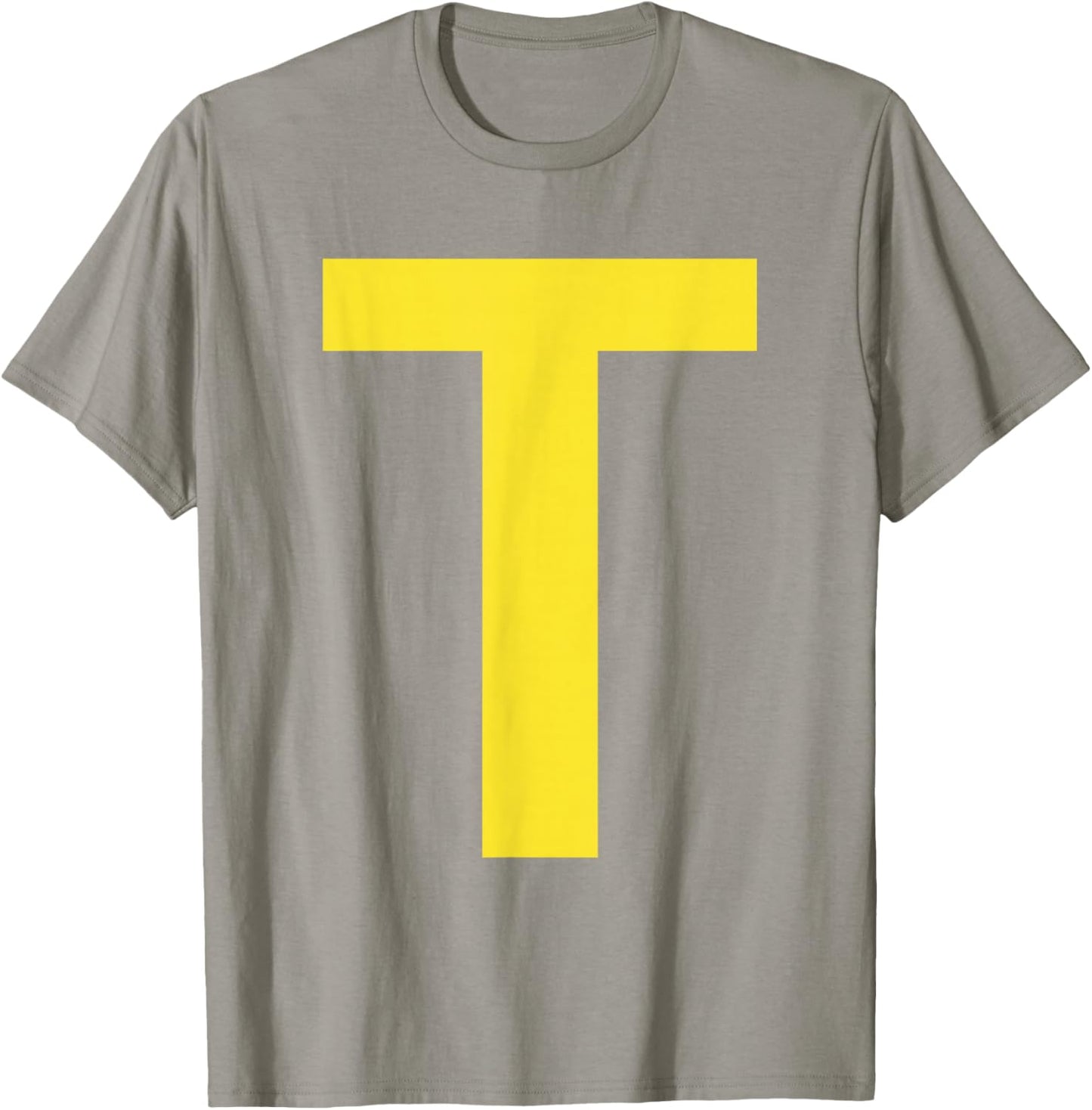 Letter T Funny Group Matching Halloween Costume T-Shirt - T-Shirt | Sand