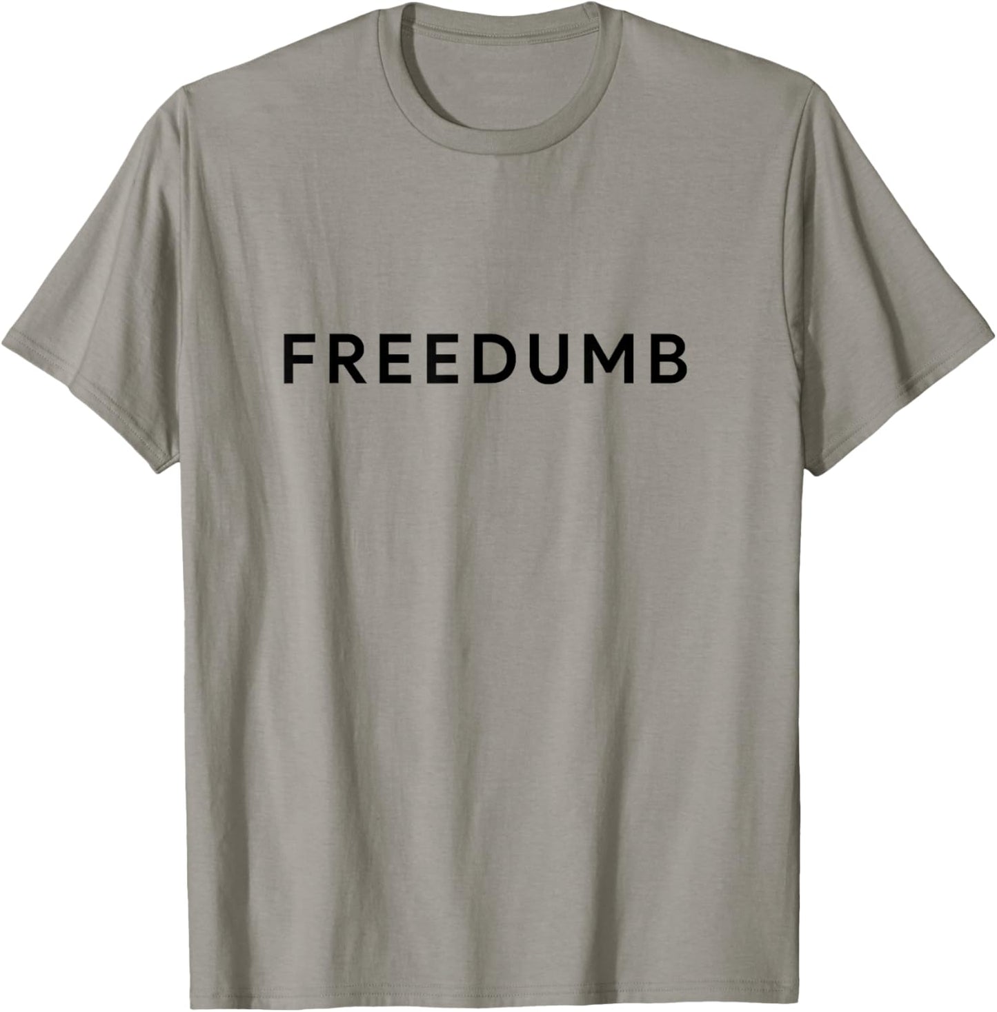 Freedumb Funny American Pun July 4th BBQ T-Shirt - T-Shirt | Sand