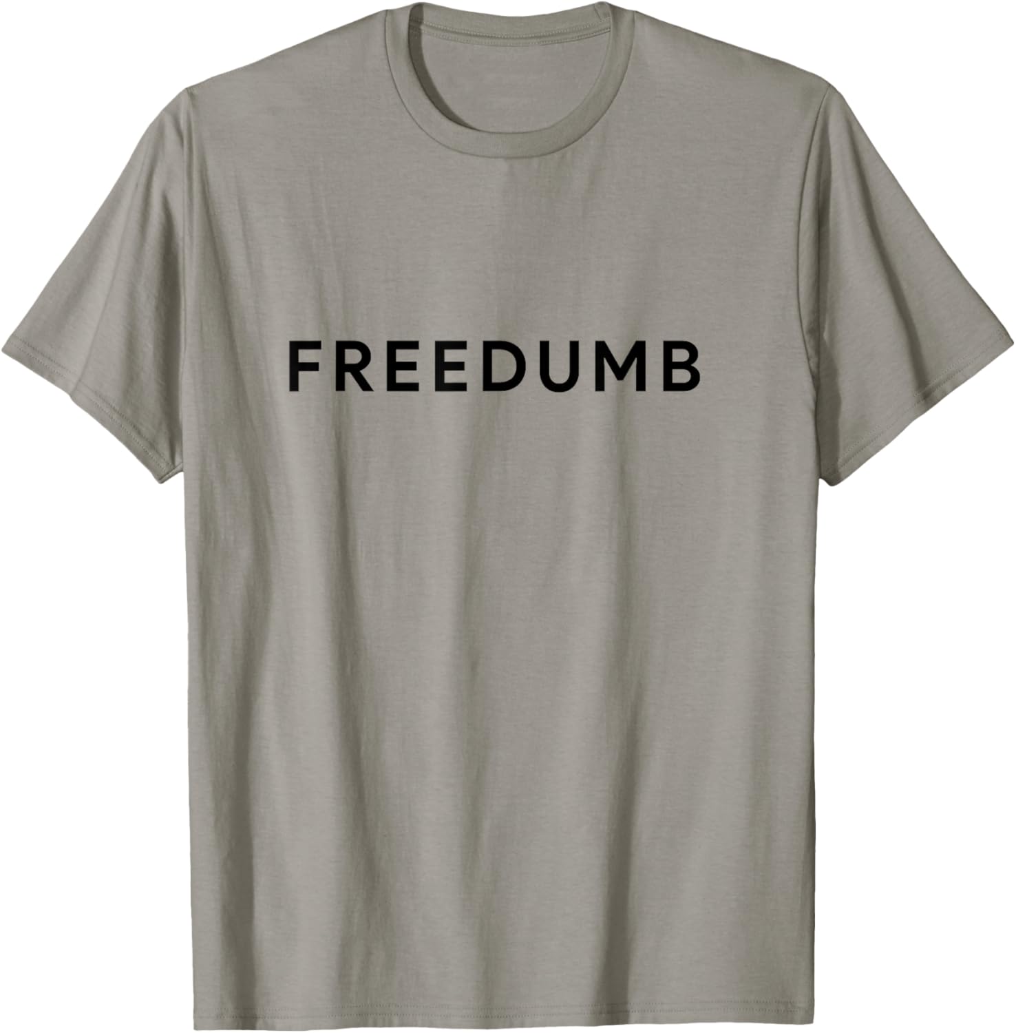 Freedumb Funny American Pun July 4th BBQ T-Shirt - T-Shirt | Sand