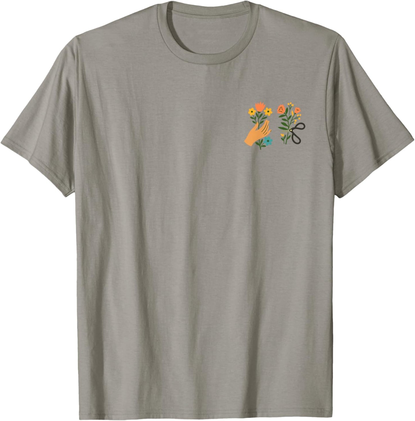 Cute Cozy Home with Flowers T-Shirt - T-Shirt | Sand