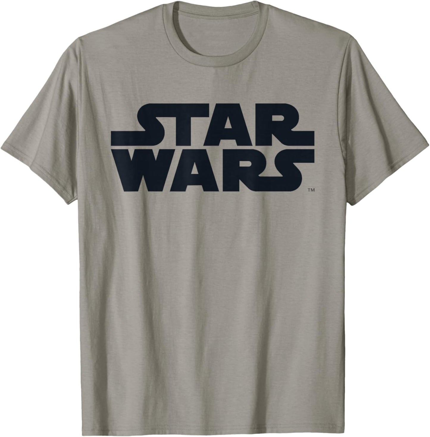 Star Wars A New Hope Logo Classic Black Minimalist T-Shirt - T-Shirt | Sand