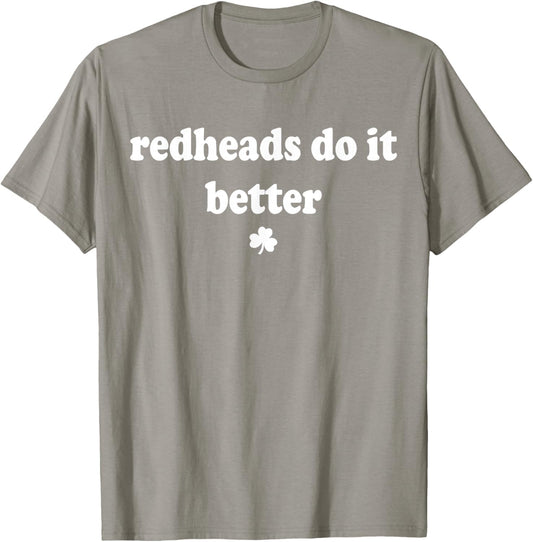 Redheads Do It Better St Patrick's Day Dibs on The Redheads T-Shirt - T-Shirt | Sand