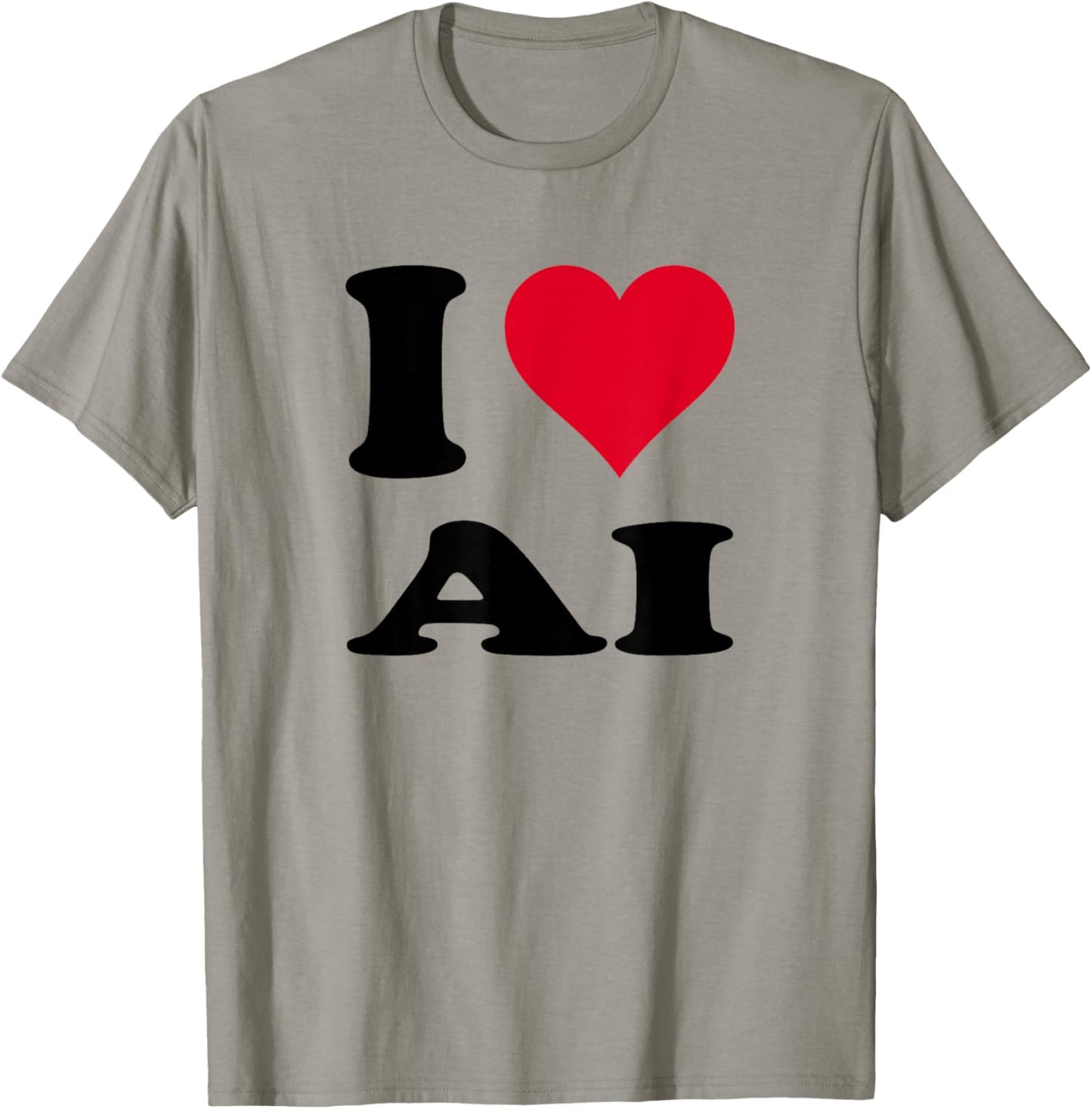 i Love ai T-Shirt - T-Shirt | Sand