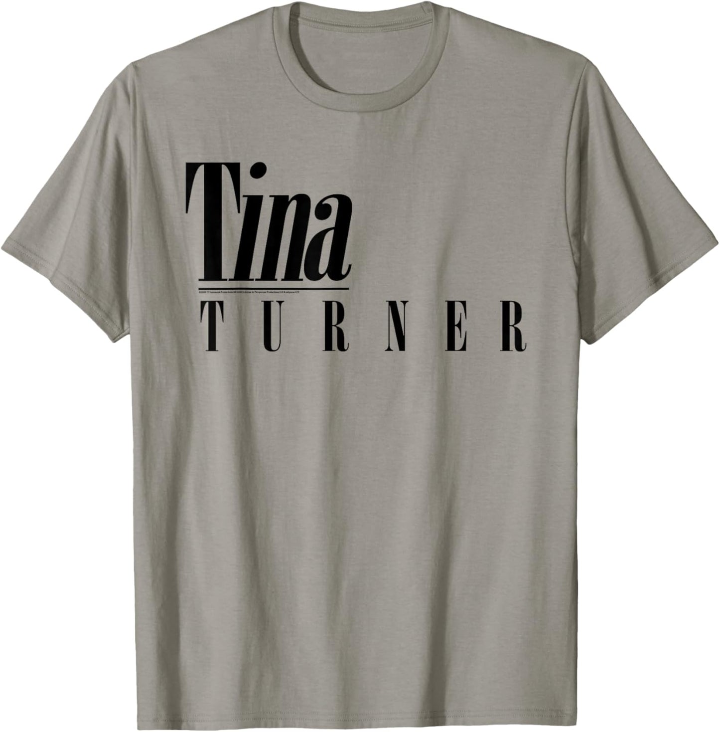 Official Tina Turner Black Logo Artwork T-Shirt - T-Shirt | Sand