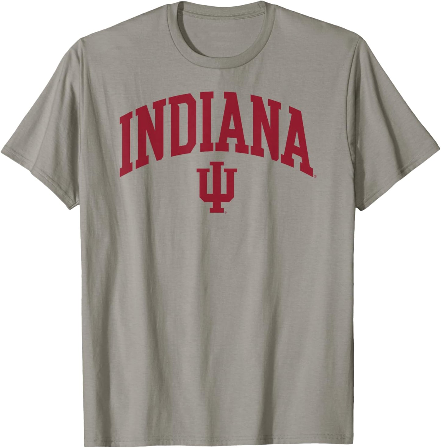 Indiana Hoosiers Arch Over Officially Licensed T-Shirt - T-Shirt | Sand