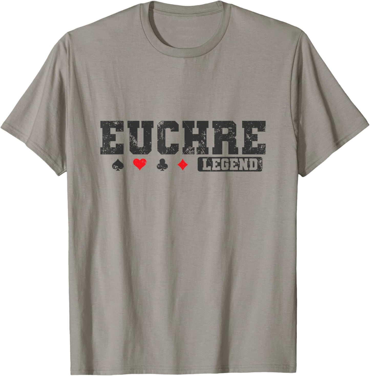 Euchre Legend Card Game Playing Cards T-Shirt - T-Shirt | Sand