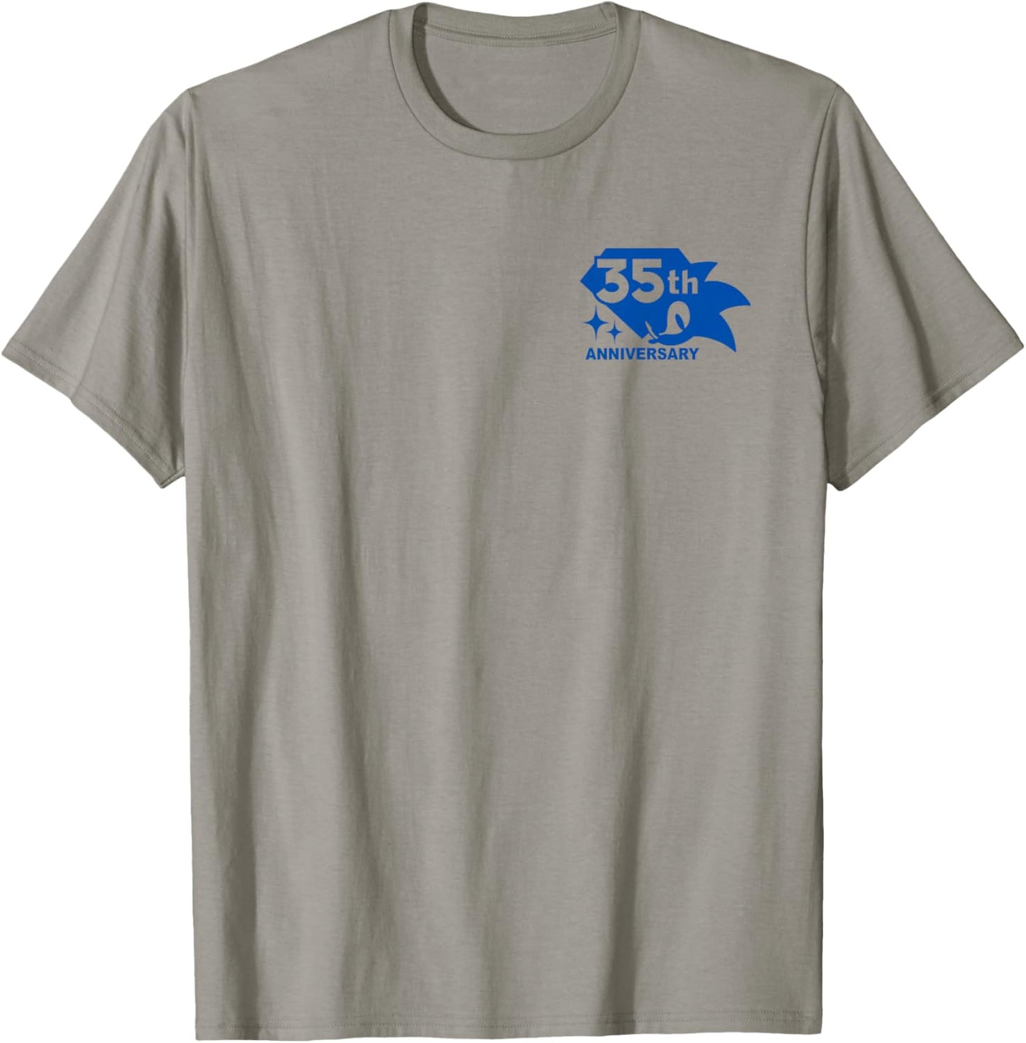 Sonic The Hedgehog: 35th Anniversary Emerald Rings T-Shirt - T-Shirt | Sand