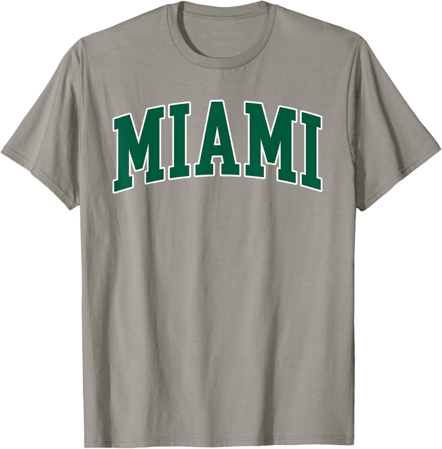 Miami - Throwback Design Print - Classic T-Shirt - T-Shirt | Sand