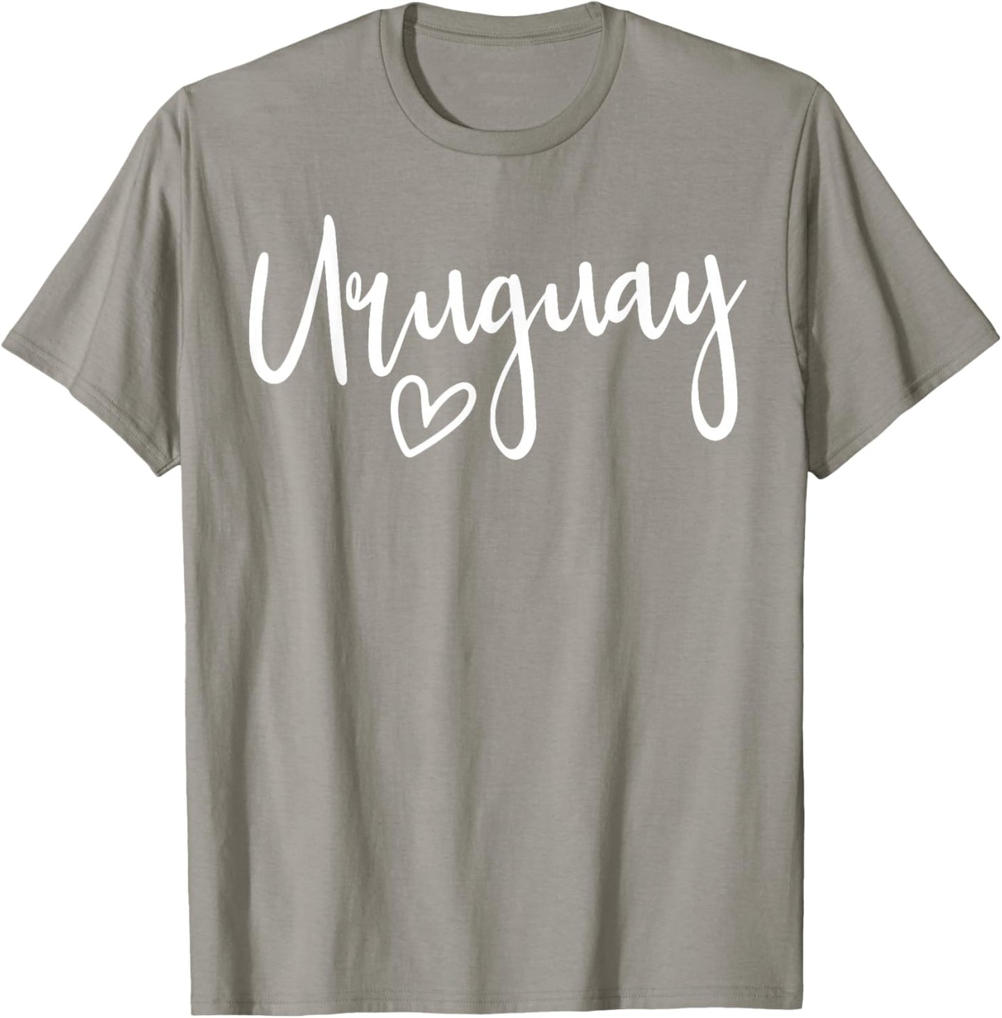 Uruguay Heart Women's Love Uruguay T-Shirt - T-Shirt | Sand