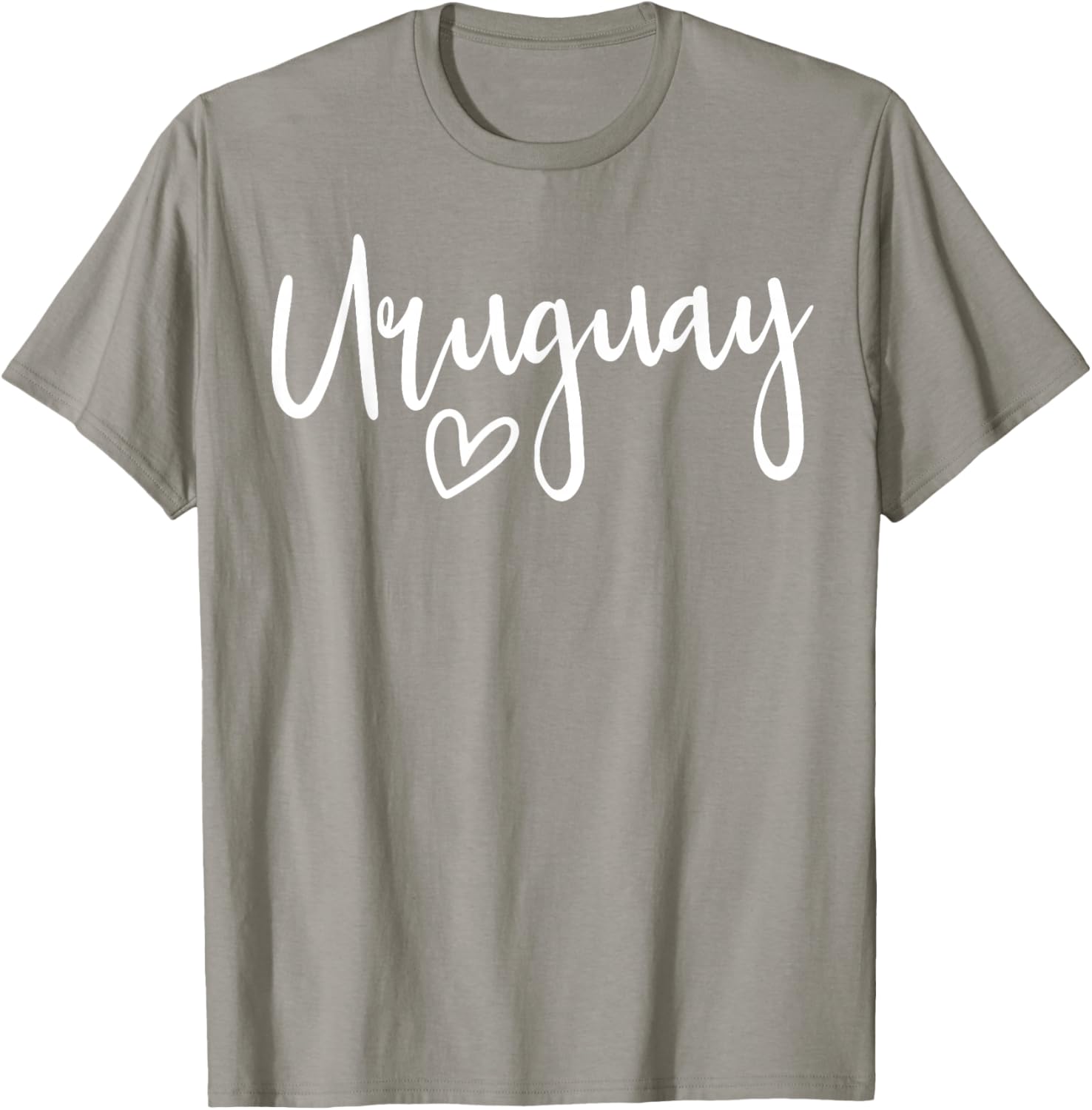 Uruguay Heart Women's Love Uruguay T-Shirt - T-Shirt | Sand