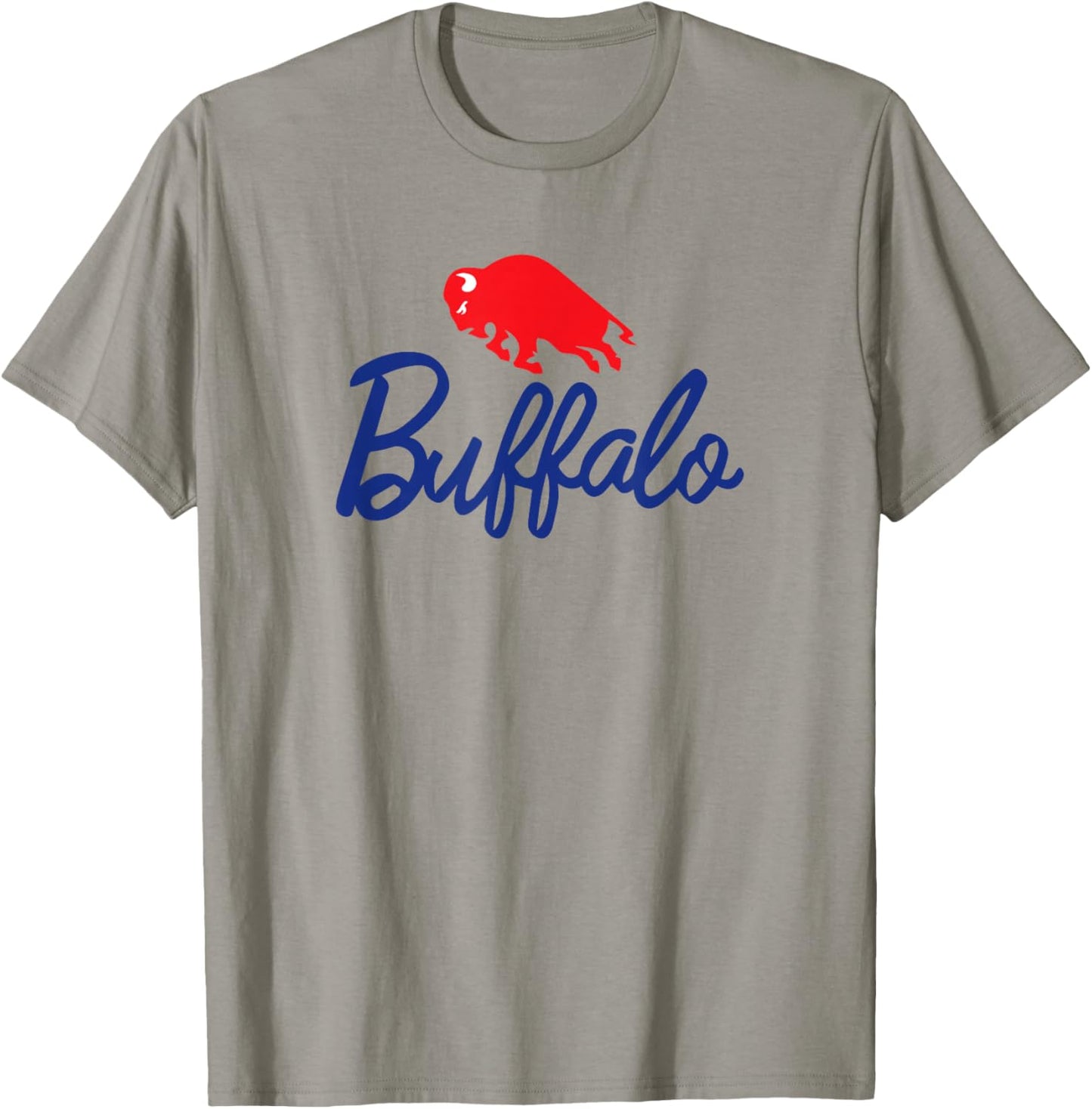 Buffalo Charging red Bison - NY New York 716 Pride Cute BUF T-Shirt - T-Shirt | Sand