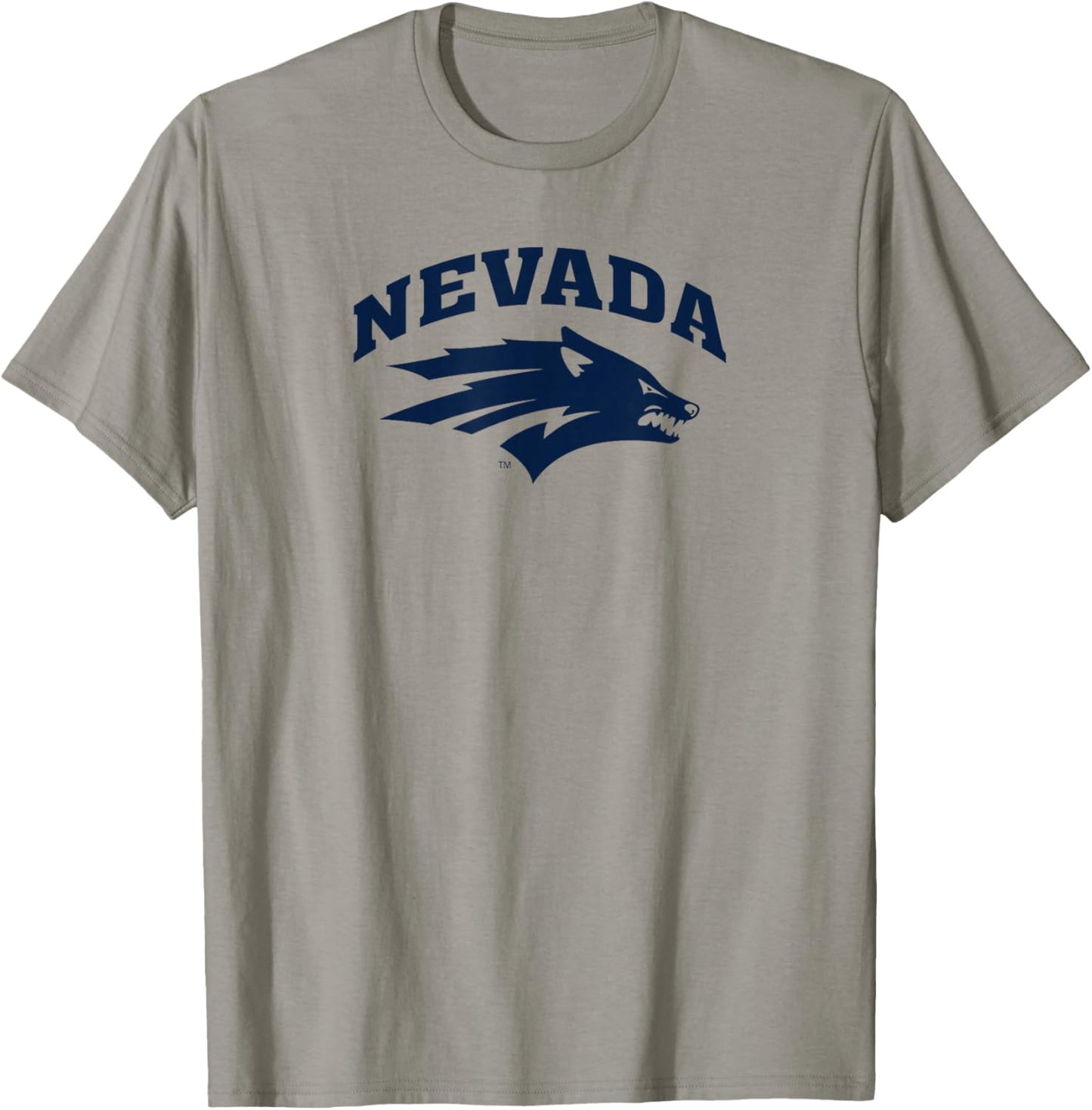 University of Nevada Reno Wolf Pack Primary Logo T-Shirt - T-Shirt | Sand