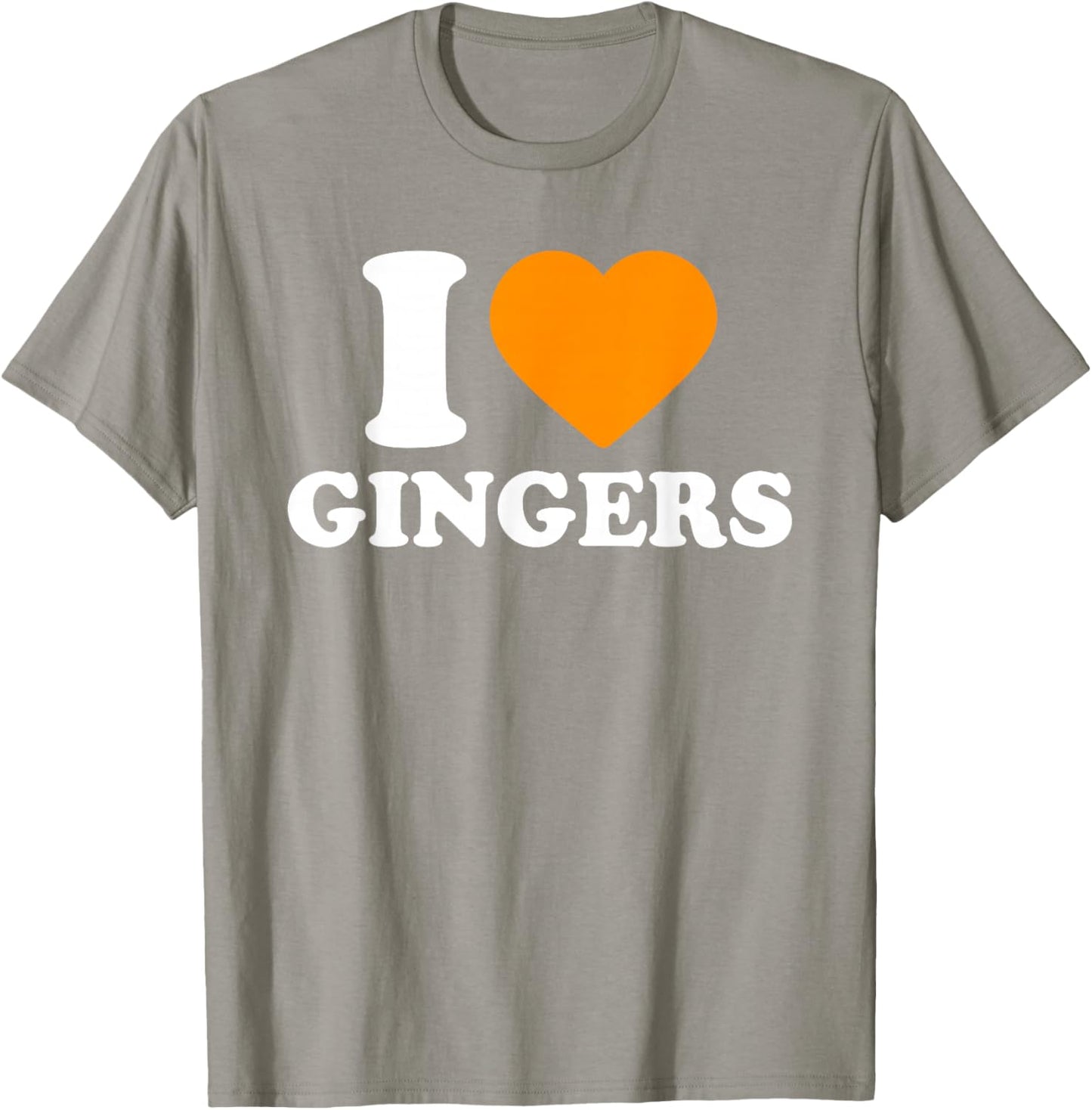 I Love Gingers Shirt, I Heart Gingers St Patricks Day Green T-Shirt - T-Shirt | Sand